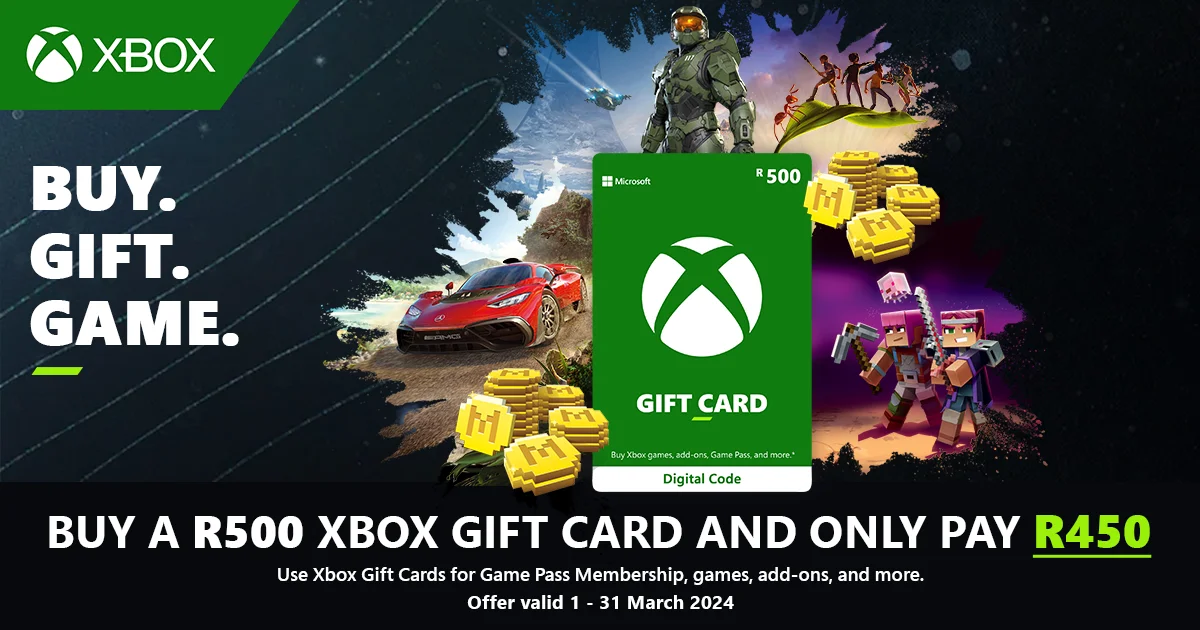 Get R50 Off Xbox Gift  Card