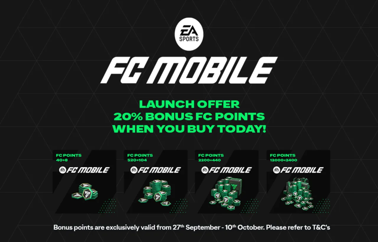 EA Sports FC Mobile Points Bonus Promotion
